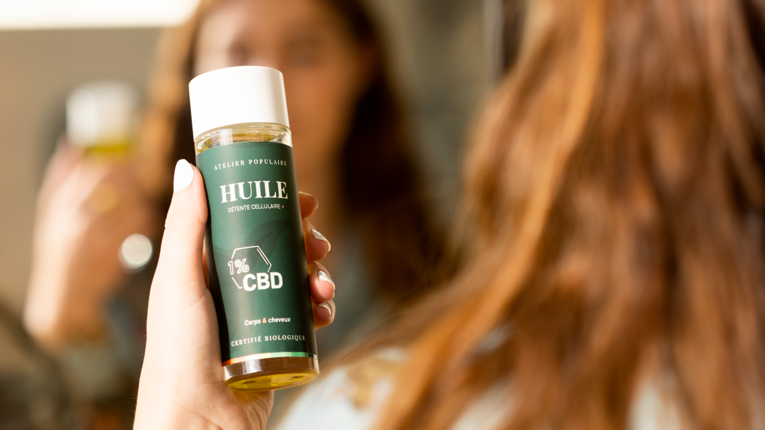 Notre huile pour le corps et les cheveux Détente Cellulaire+ Huile corps et cheveux Détente Cellulaire+