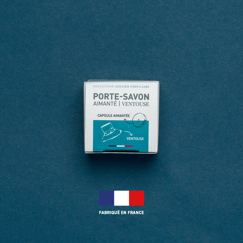 Porte-savon aimanté | Ventouse - avec boîte