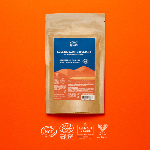 Sels de bain | Exfoliant - Orangeraie Oubliée | COSMOS NATURAL | 150g