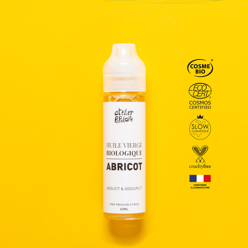​Huile vierge de noyau d'Abricot Bio | COSMOS CERTIFIED | 60mL