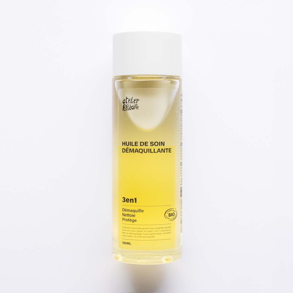 Huile de soin démaquillante | COSMOS ORGANIC | 100 mL