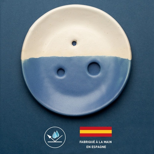 Ceramic soap dish | Blue