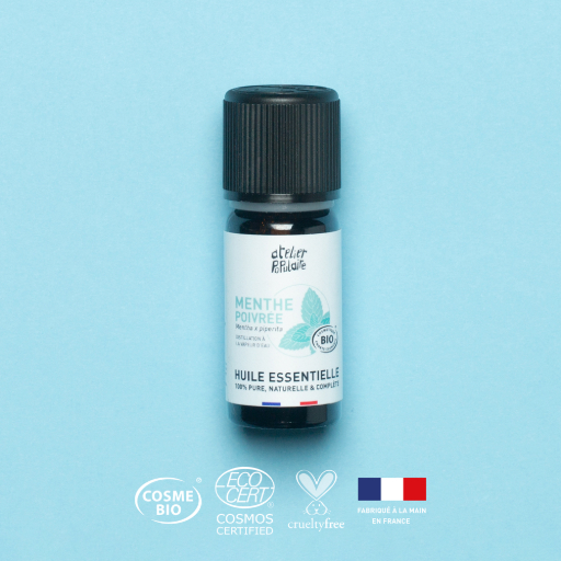[APO_HE_10_MEP_V01] ​​Huile essentielle bio de menthe poivrée | COSMOS CERTIFIED | 10mL