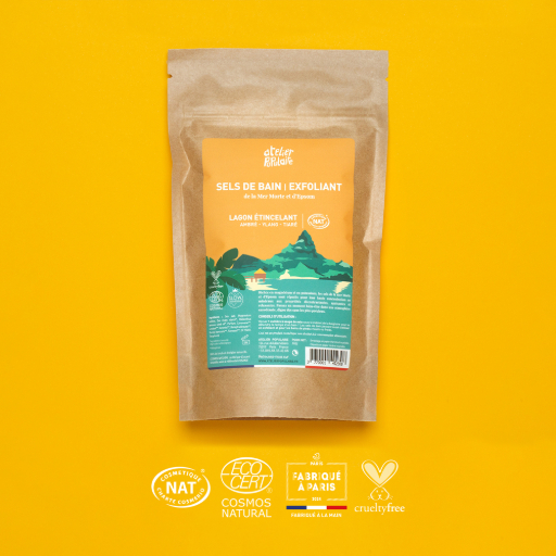 [APO_SDB_LGE_V01] ​​Sels de bain | Exfoliant - Lagon Étincelant | COSMOS NATURAL  | 150g