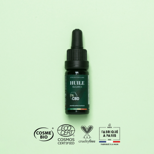 [APO_HEJ_CBD_V01] ​​Huile équilibre + CBD 5% | COSMOS CERTIFIED | 10ml