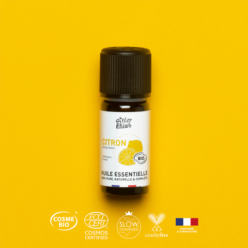 [APO_HE_10_CIJ_V01 - ANTI GASPI] Huile essentielle Bio de Citron | COSMOS CERTIFIED | 10mL (ANTI-GASPI)