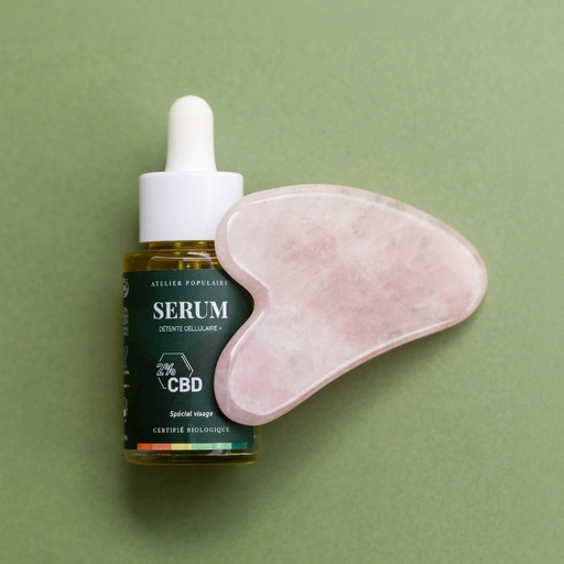 Pack - Sérum Détente Cellulaire + CBD | Visage | Gua Sha